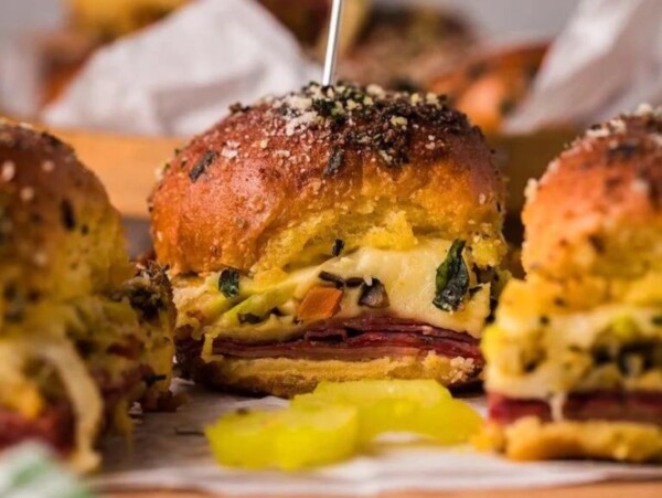 Hot Italian Sliders.