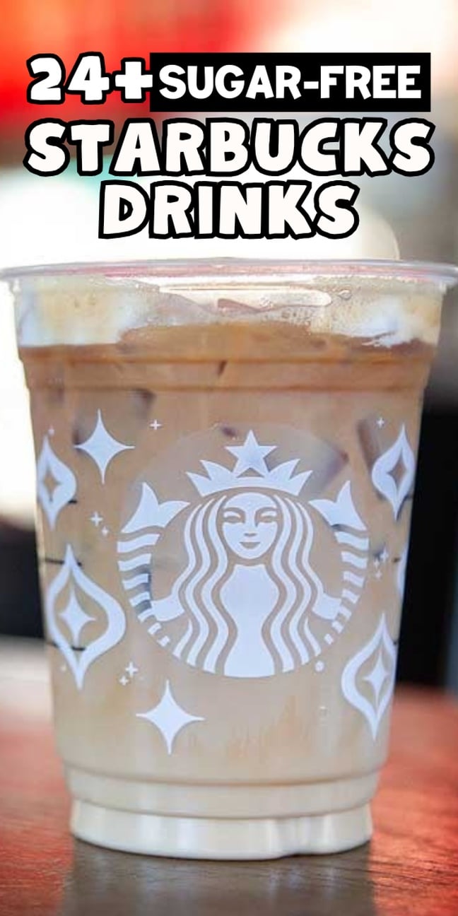 Iced Starbucks drink in a plastic cup. Recreate refreshing, guilt-free options from your favorite coffee shop!