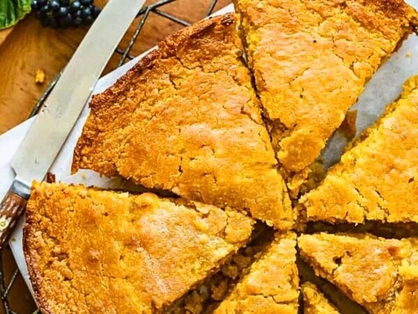 Sweet Potato Cornbread.