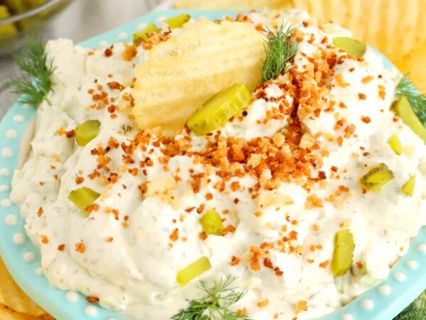 Fried Pickle And Ranch Dip.