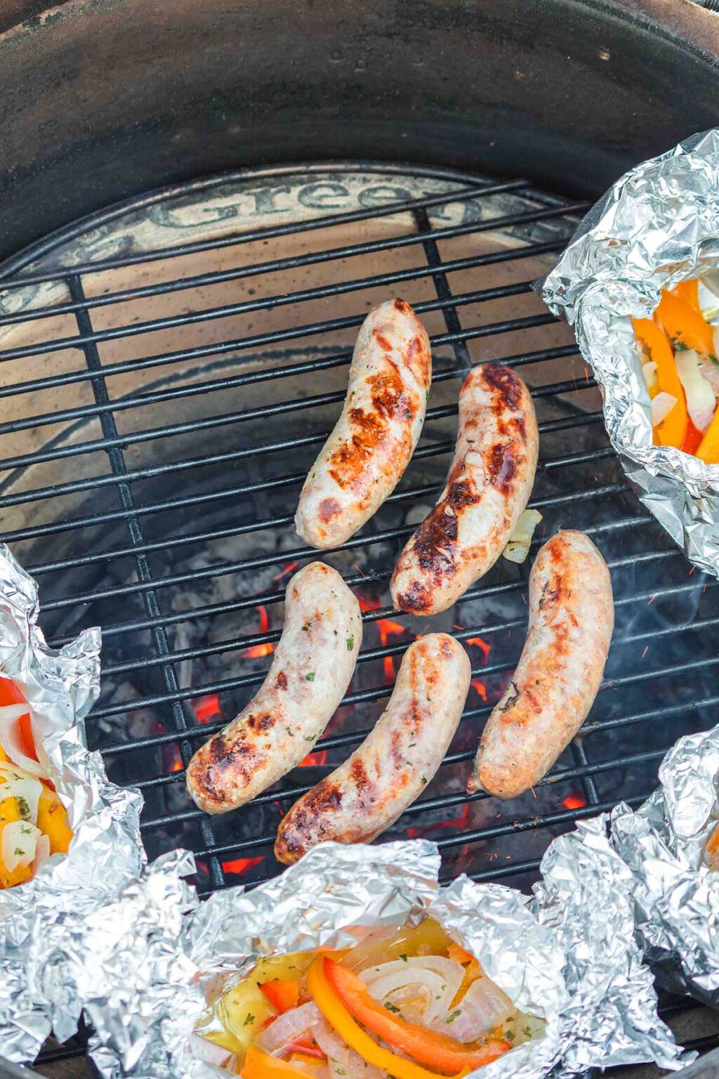 Sausage and Peppers Foil Packs xoxoBella