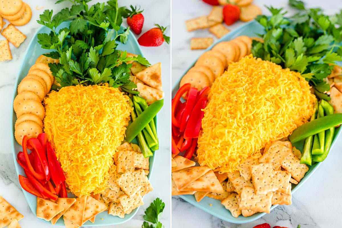 Cute Easter Carrot Cheese Ball.