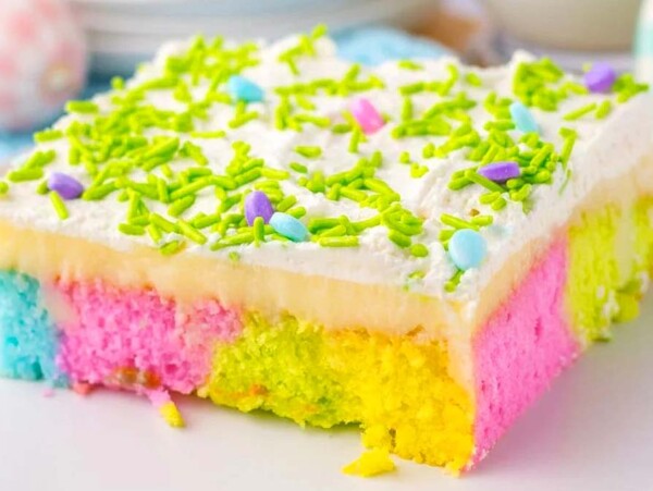 Easter Poke Cake.