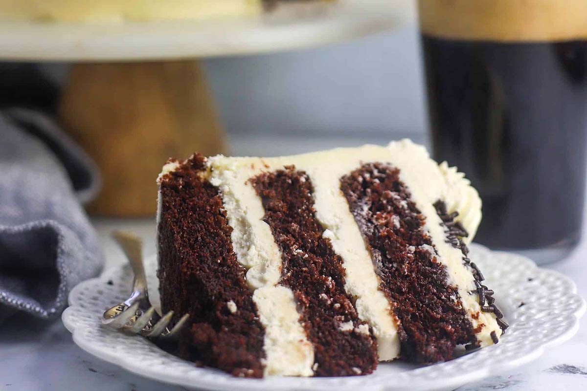 Chocolate Guinness Cake.