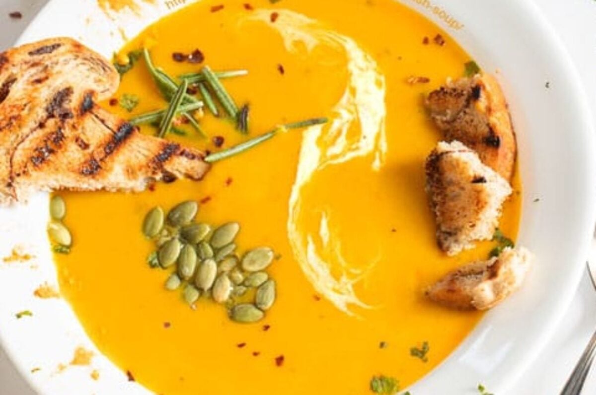 Acorn Squash Soup Recipe.