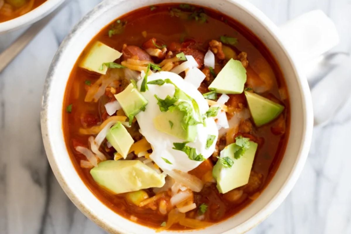 Healthy Turkey Chili Recipe (Panera Bread Copycat).