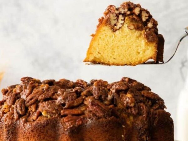 Pecan Upside Down Cake.