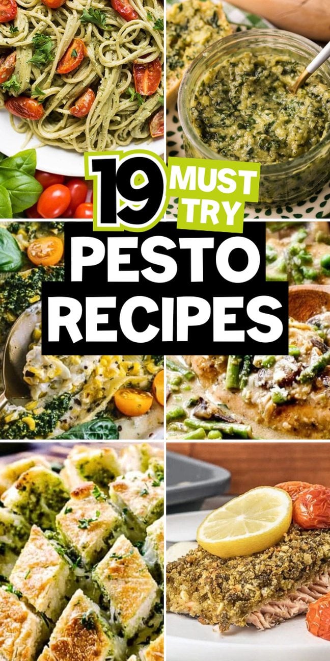 Recipes that use pesto as an ingredient