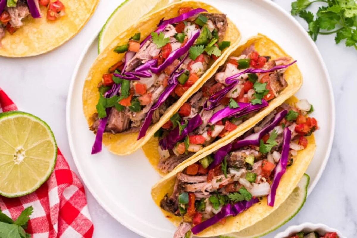Smoked Pork Tacos.