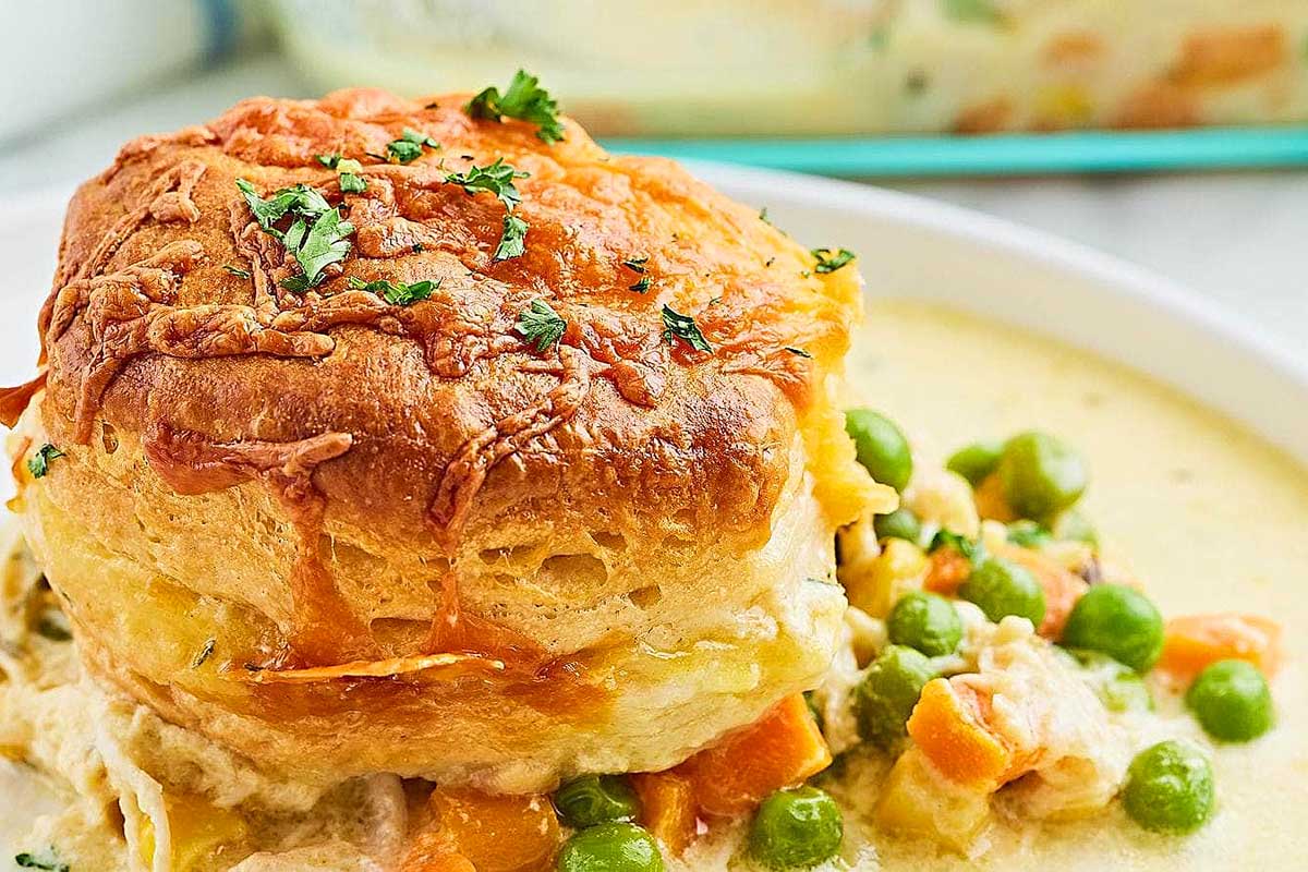 Chicken Pot Pie Casserole.