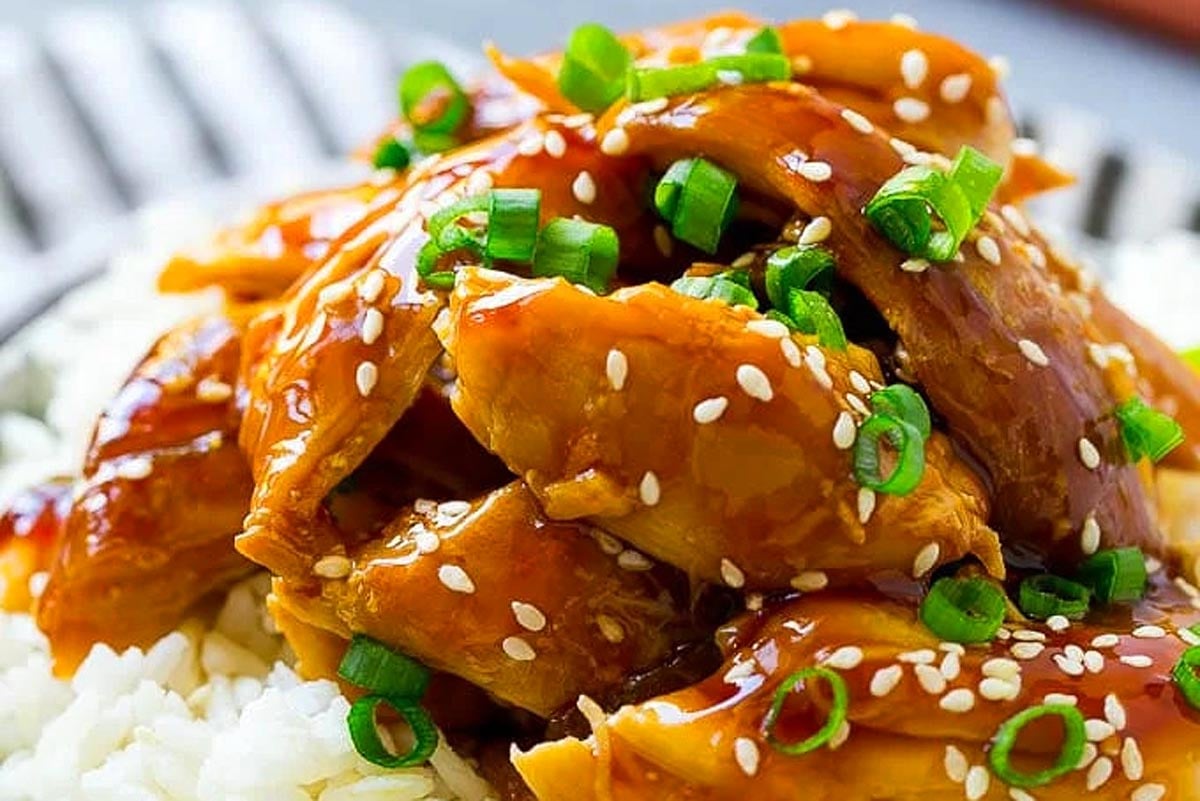 Slow Cooker Teriyaki Chicken.