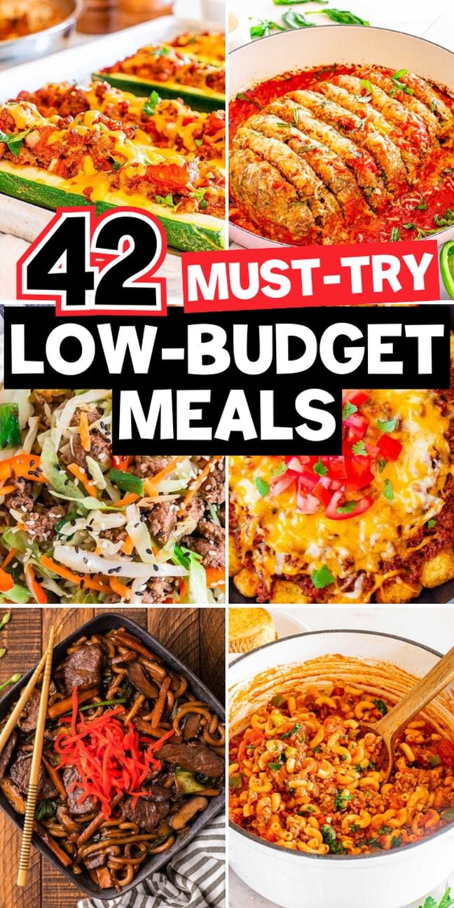 Range of budget-friendly dishes including soups, one-pots, stir fries and clever ingredient stretches