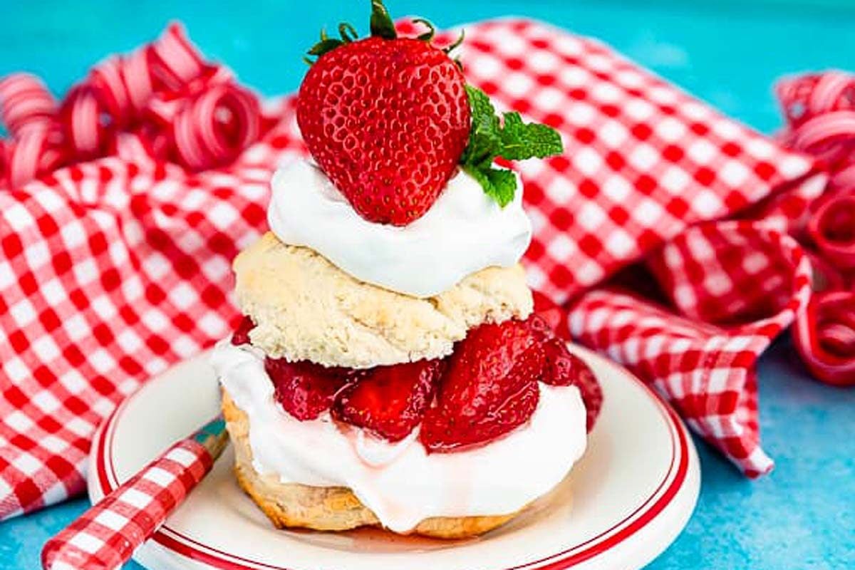 Bisquick Strawberry Shortcake.