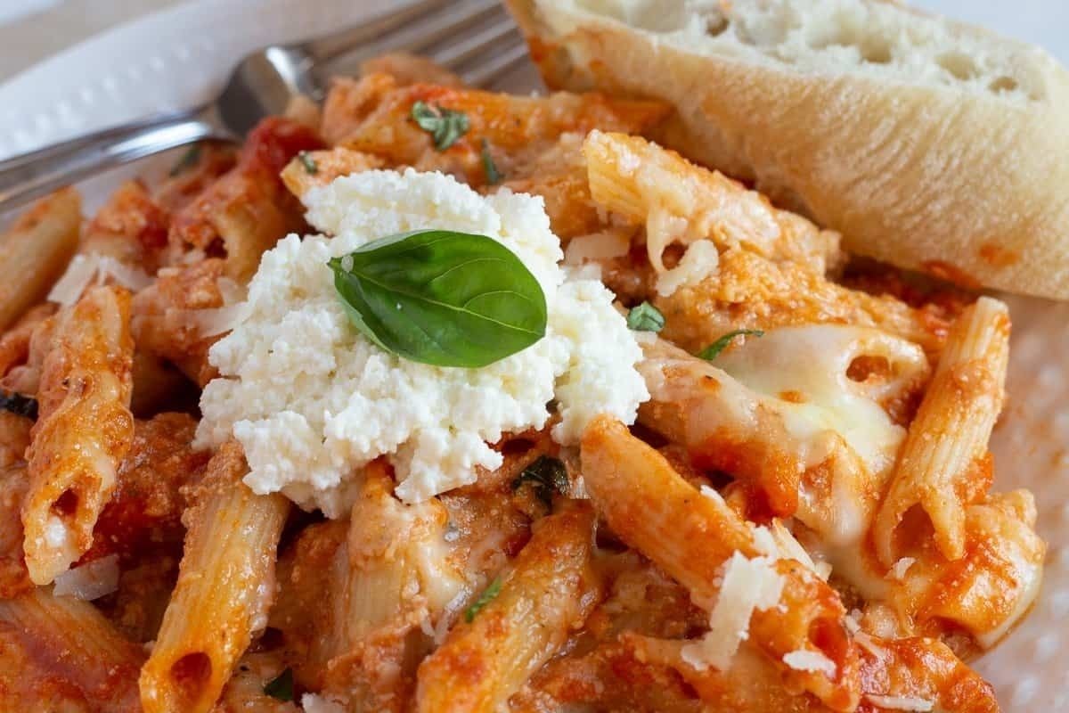 Cheesecake Factory Four Cheese Pasta.