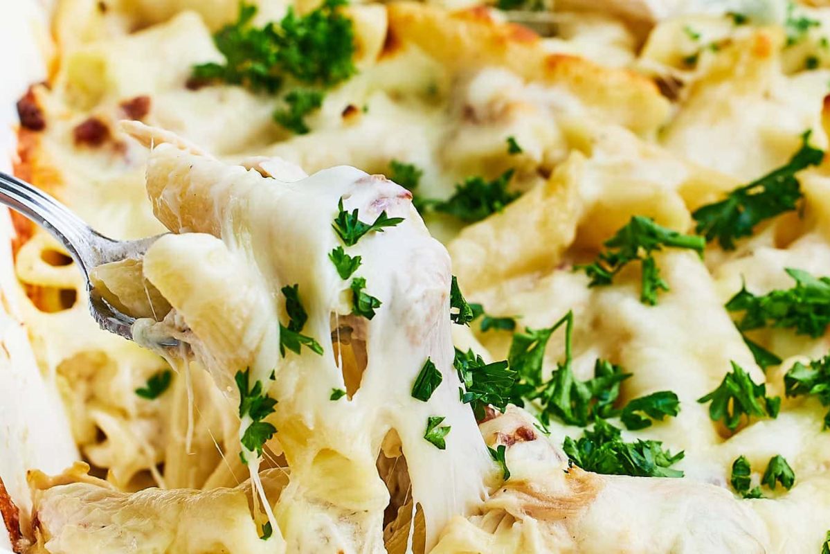 Chicken Bacon Ranch Casserole.