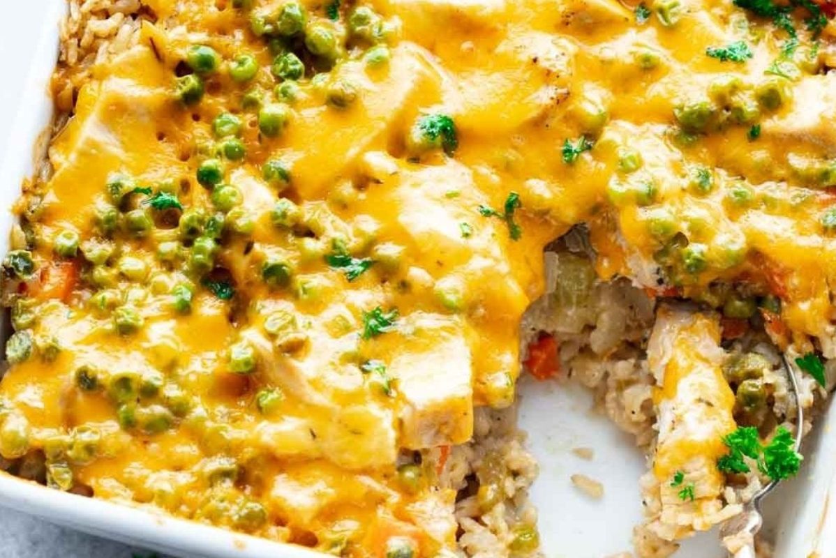 Chicken and Rice Casserole.