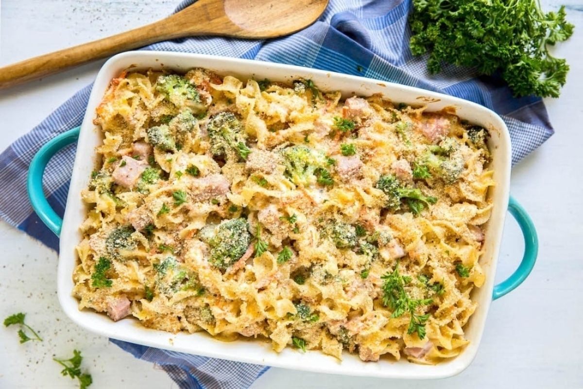 Creamy Ham Casserole.