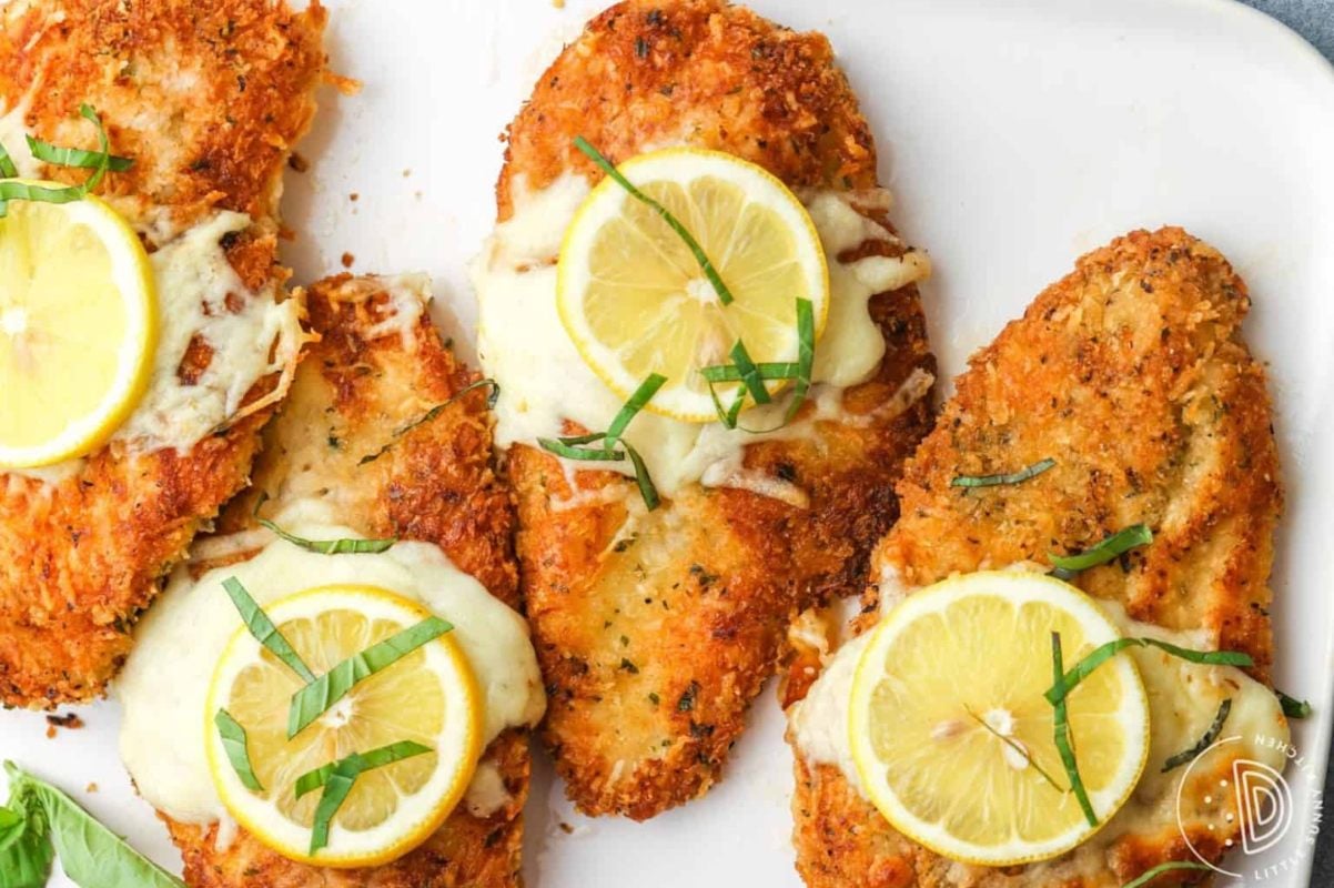 Crispy Crusted Chicken Romano.