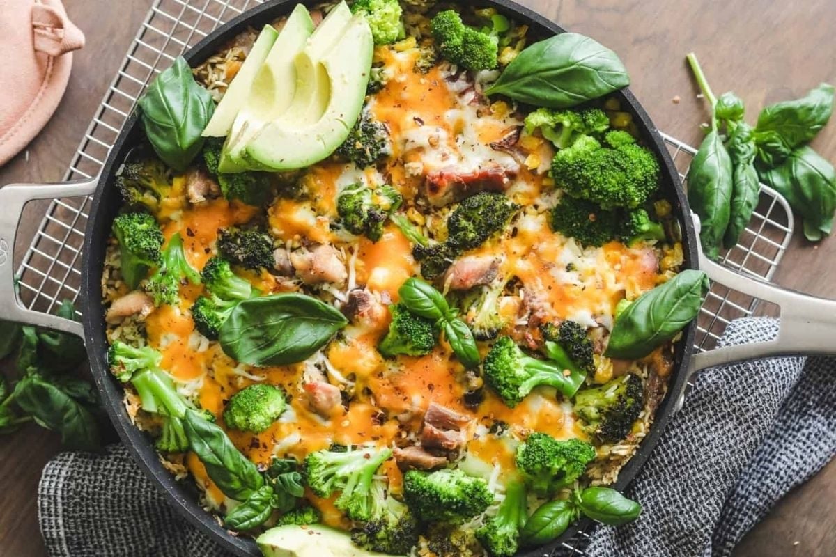 Easy Chicken Broccoli And Cheese Casserole.
