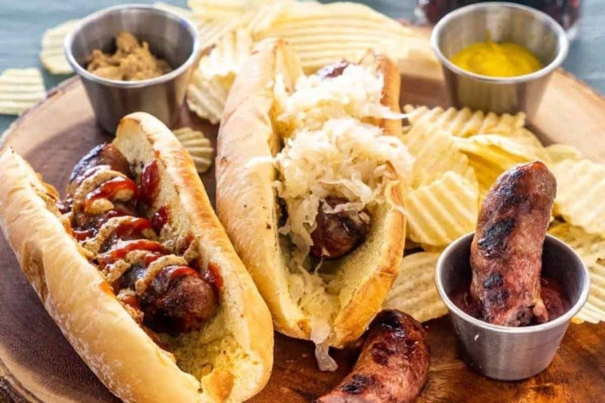 Grilled Bratwurst.