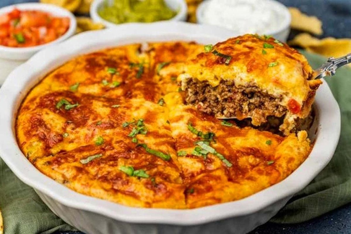 Impossible Taco Pie Recipe.