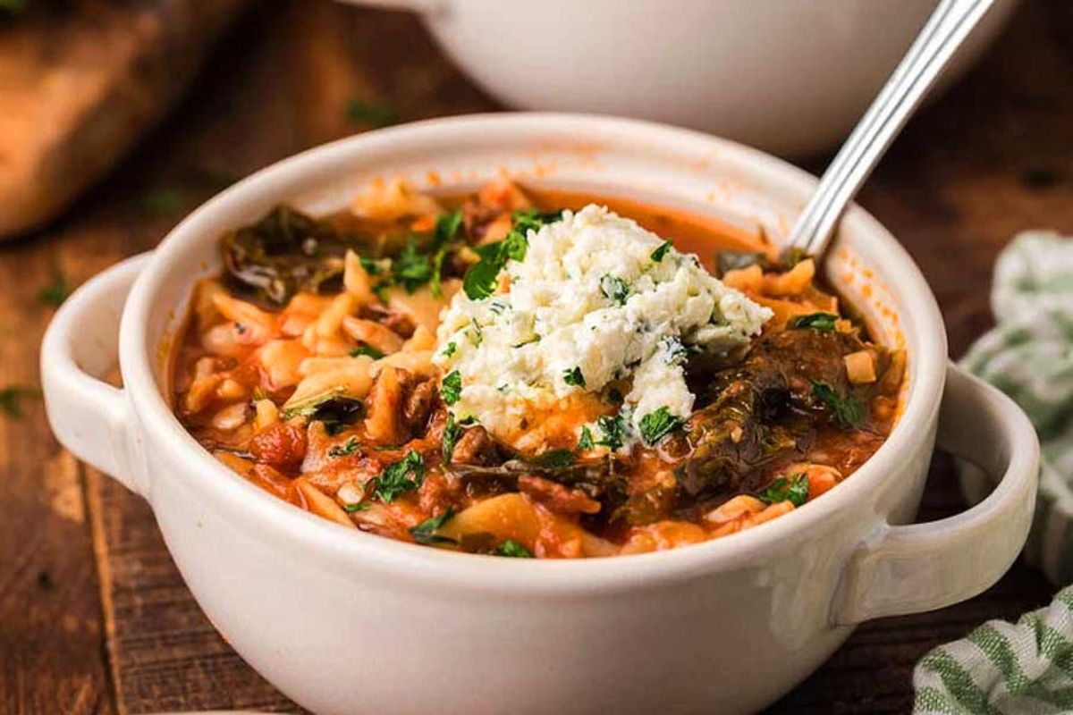 Lasagna Soup.