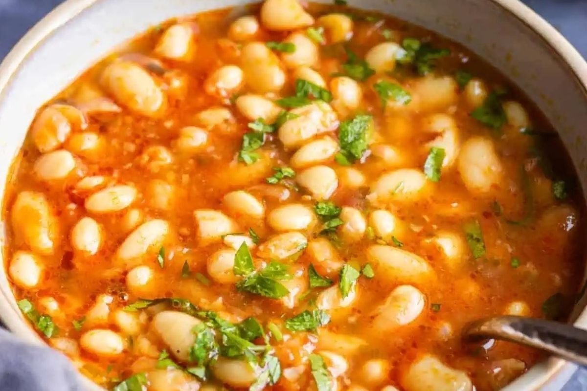 Loubia (Slow Cooker Moroccan Bean Stew).