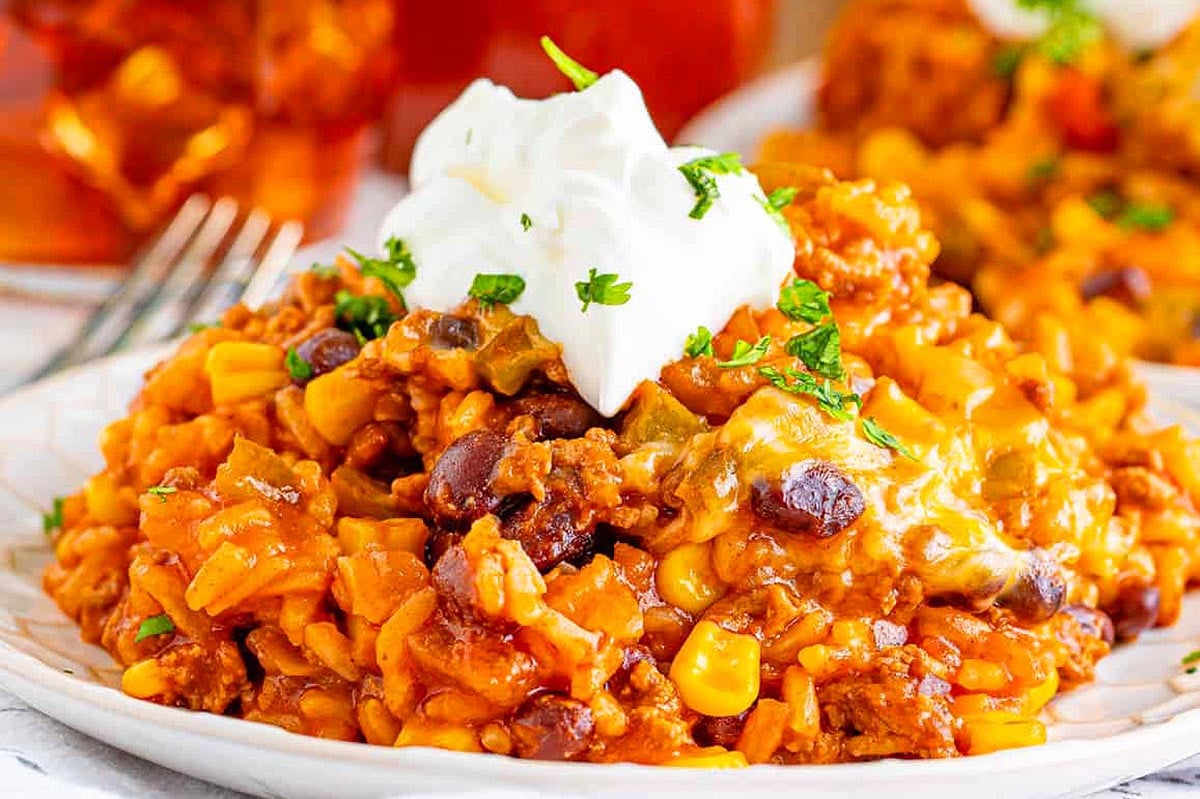 Mexican Rice Casserole.