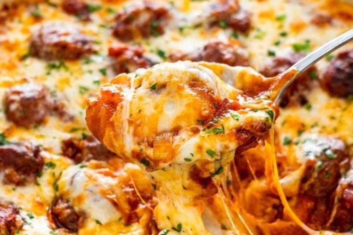 Meatball Casserole.