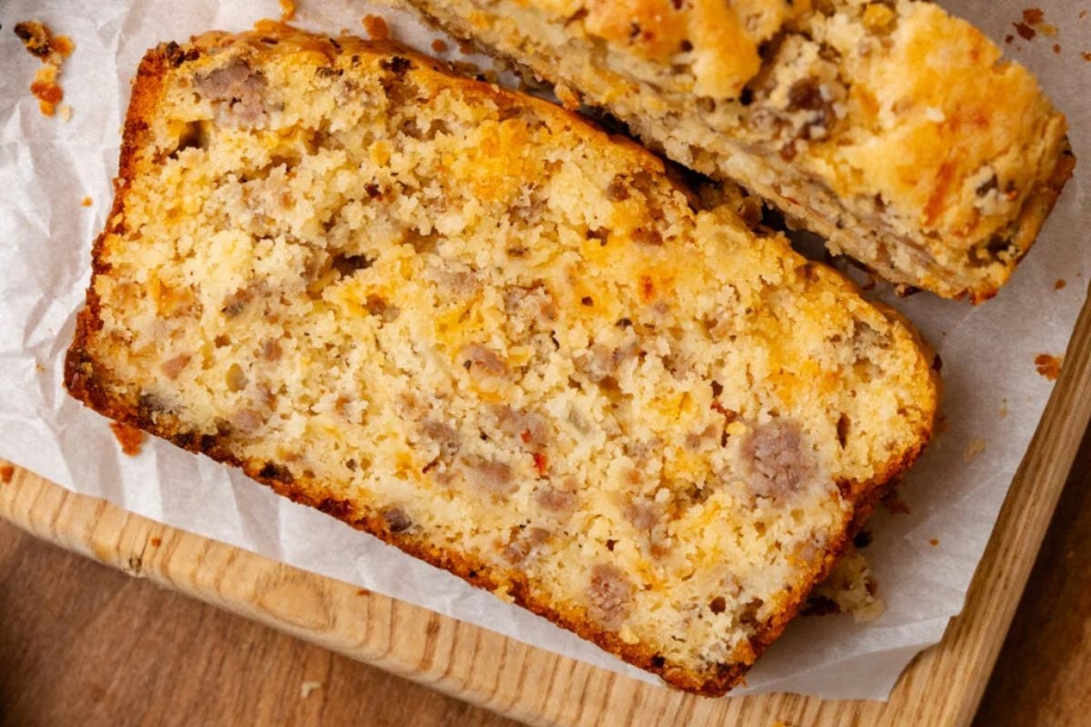 Sausage And Cheese Bread.