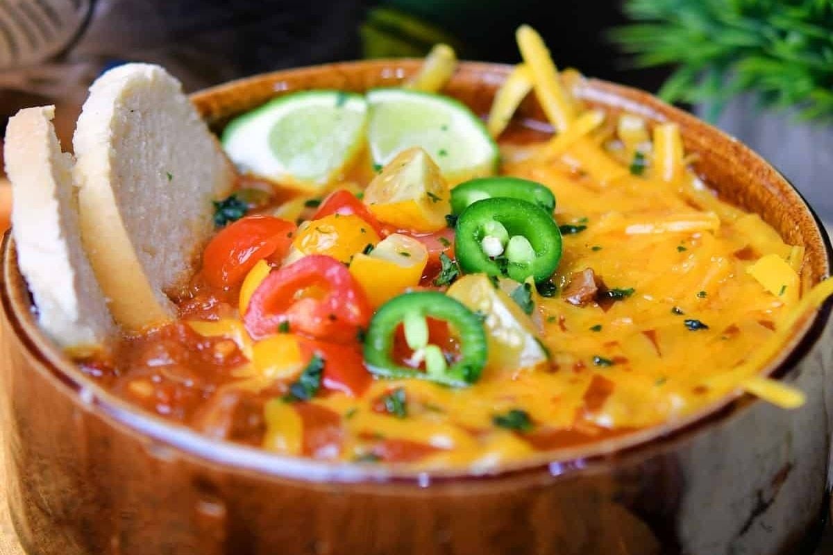 Slow Cooker Steak Chili.