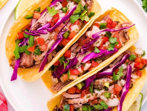 Smoked Pork Tacos.
