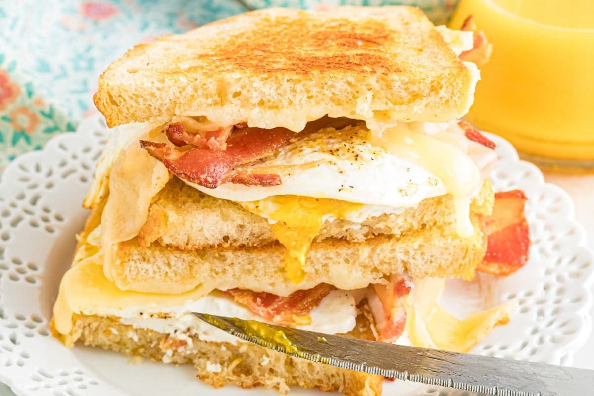 Sourdough Breakfast Sandwich.
