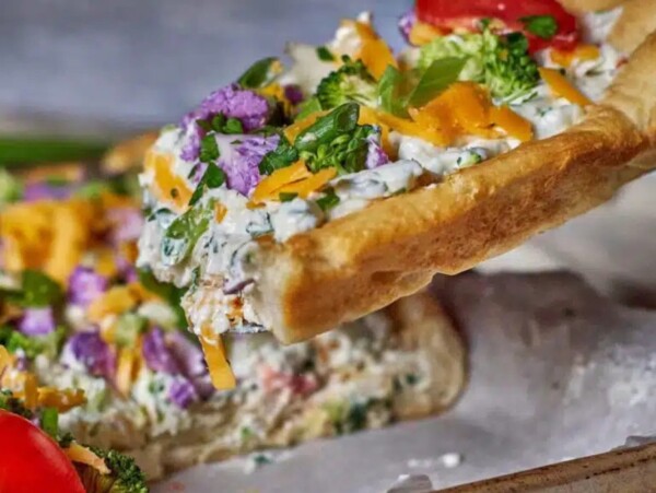 Cold Veggie Pizza.