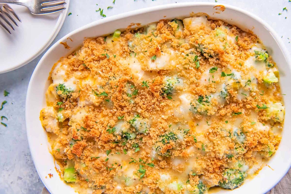 Chicken Divan Casserole.