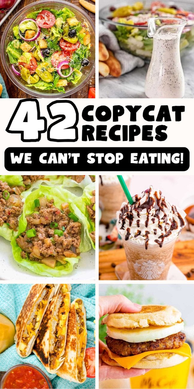 Tasty copycat recipes from famous restaurants