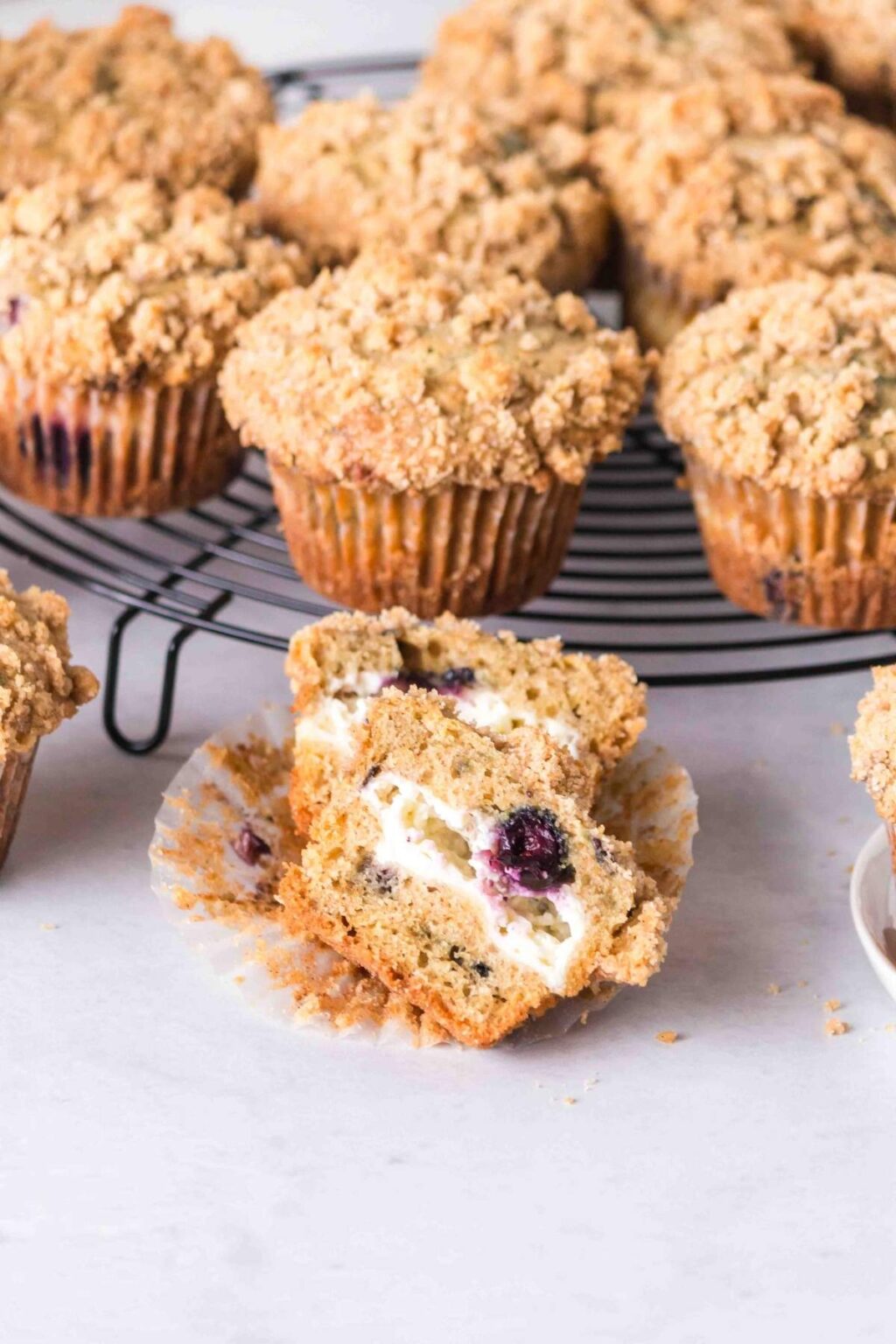 Blueberry Cream Cheese Muffins xoxoBella