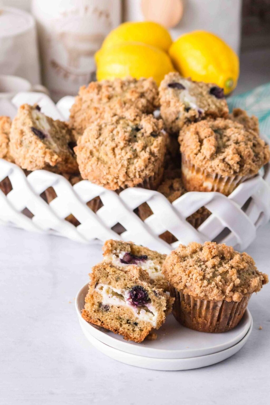 Blueberry Cream Cheese Muffins xoxoBella