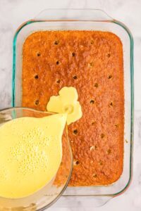 Boston Cream Poke Cake - xoxoBella