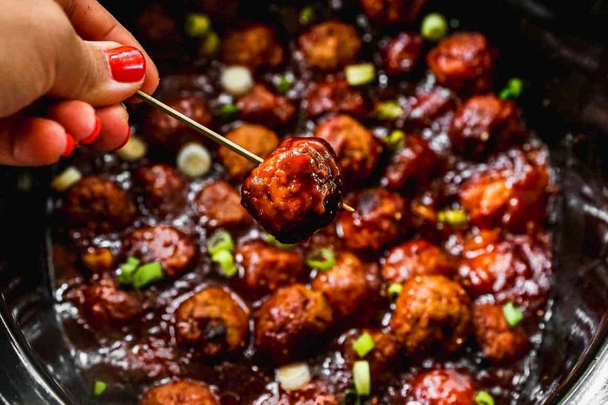Hawaiian Meatballs.