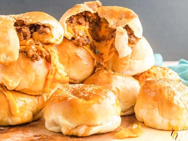 Sloppy Joe Pretzel Bombs.