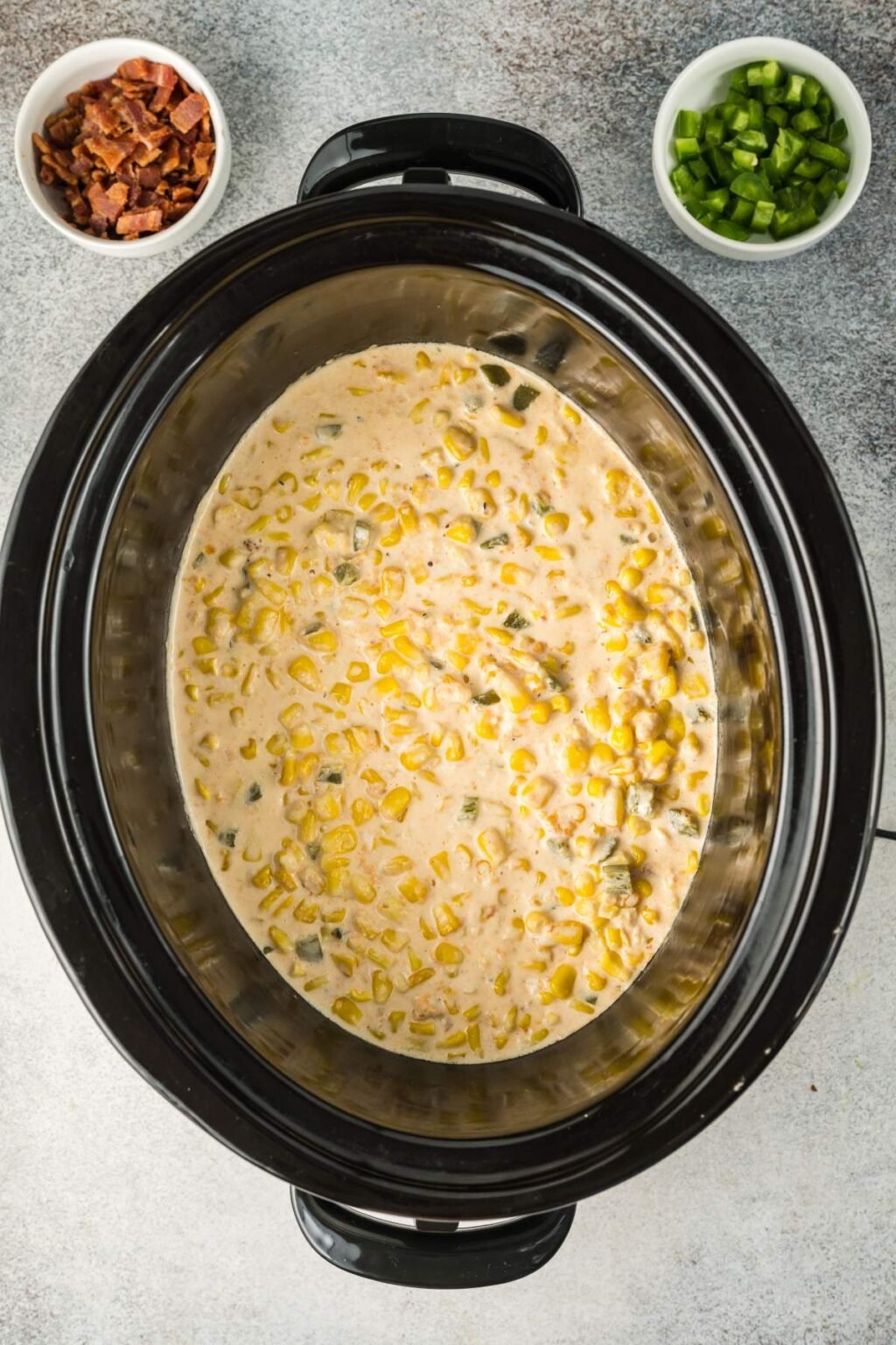 Slow Cooker Jalapeño Popper Creamed Corn xoxoBella