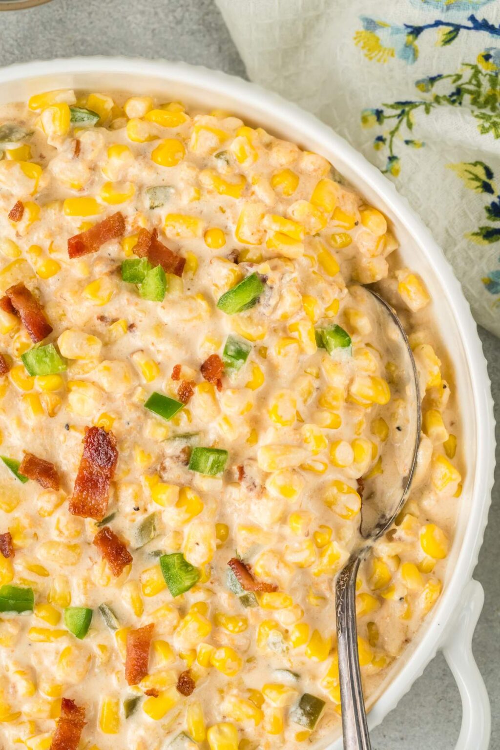 Slow Cooker Jalapeño Popper Creamed Corn xoxoBella