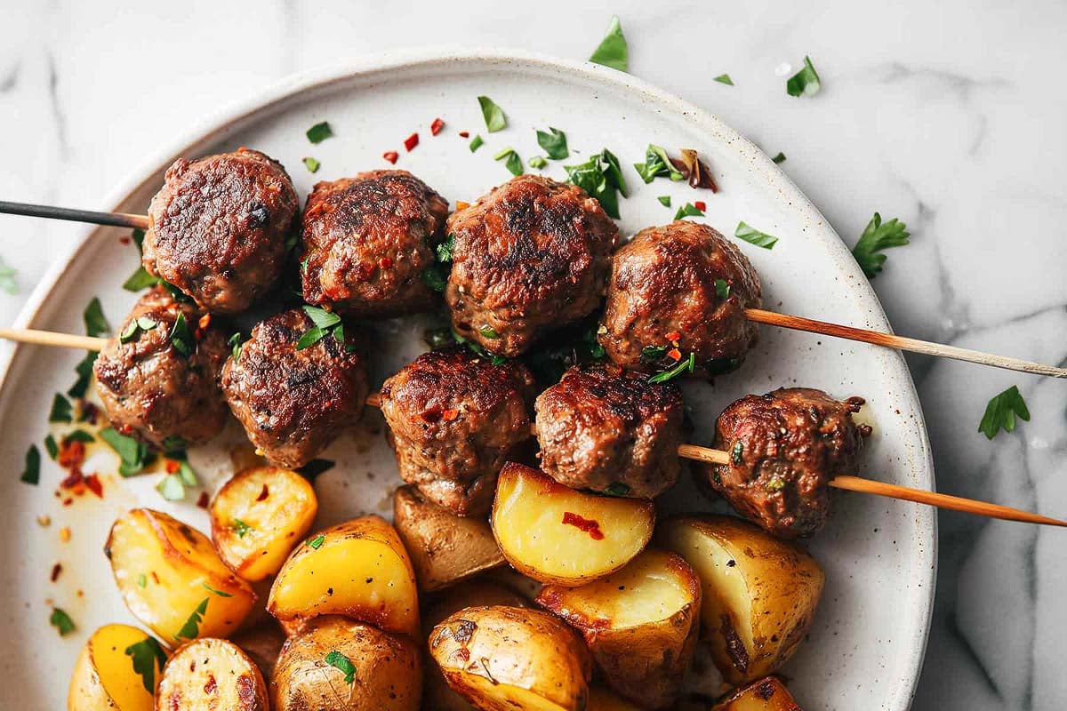 The BEST Greek Meatballs.