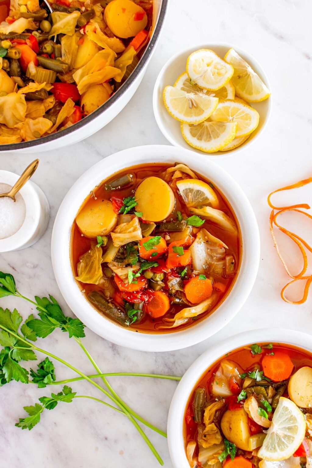 Cabbage Vegetable Soup - xoxoBella