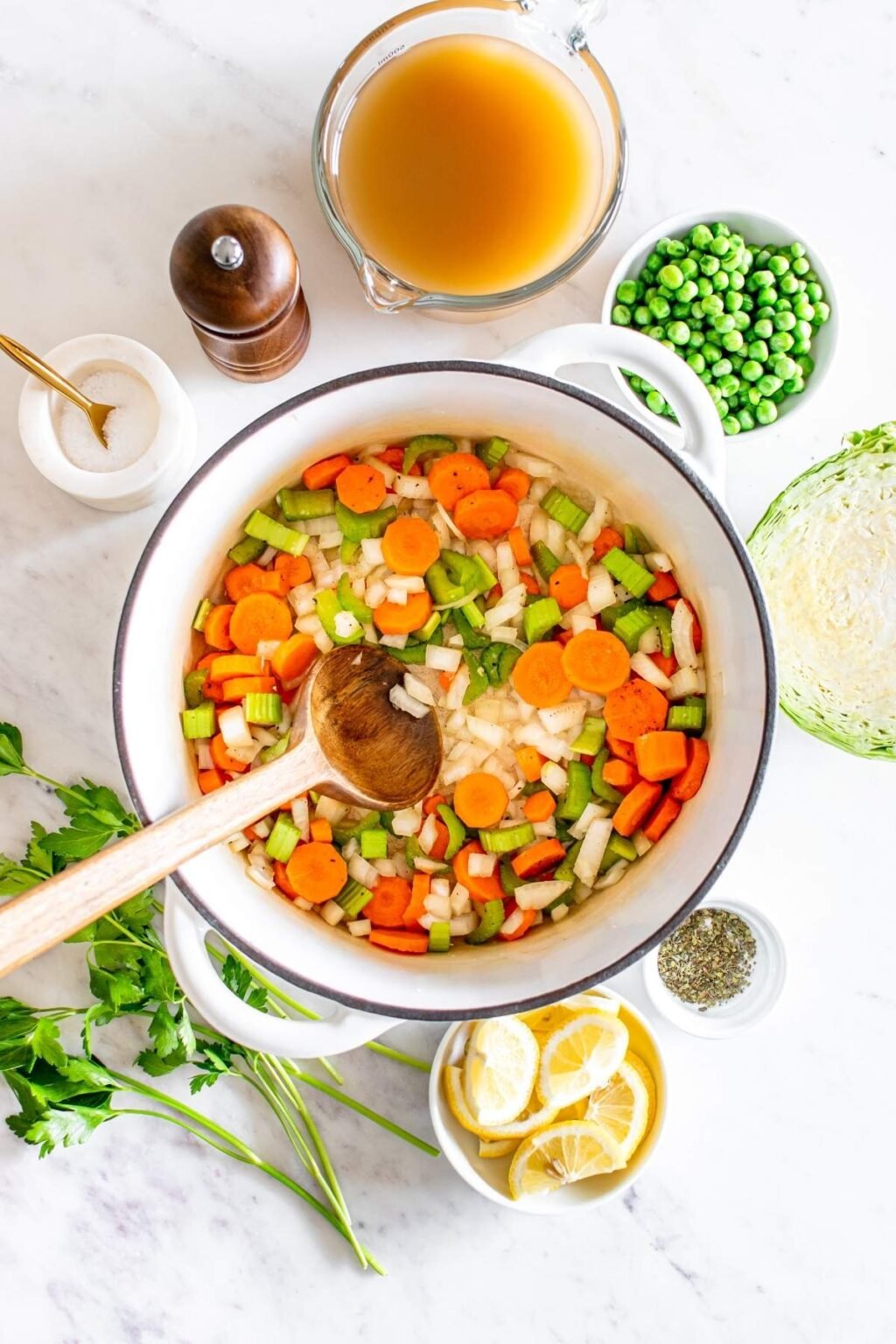 Cabbage Vegetable Soup - xoxoBella