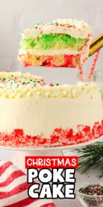 Christmas Poke Cake - xoxoBella