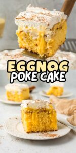 Eggnog Poke Cake - xoxoBella