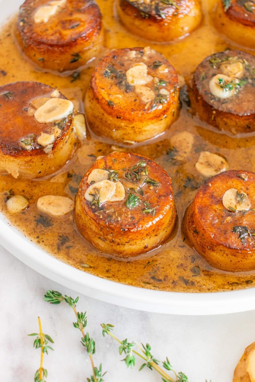 Garlic Butter Fondant Potatoes xoxoBella