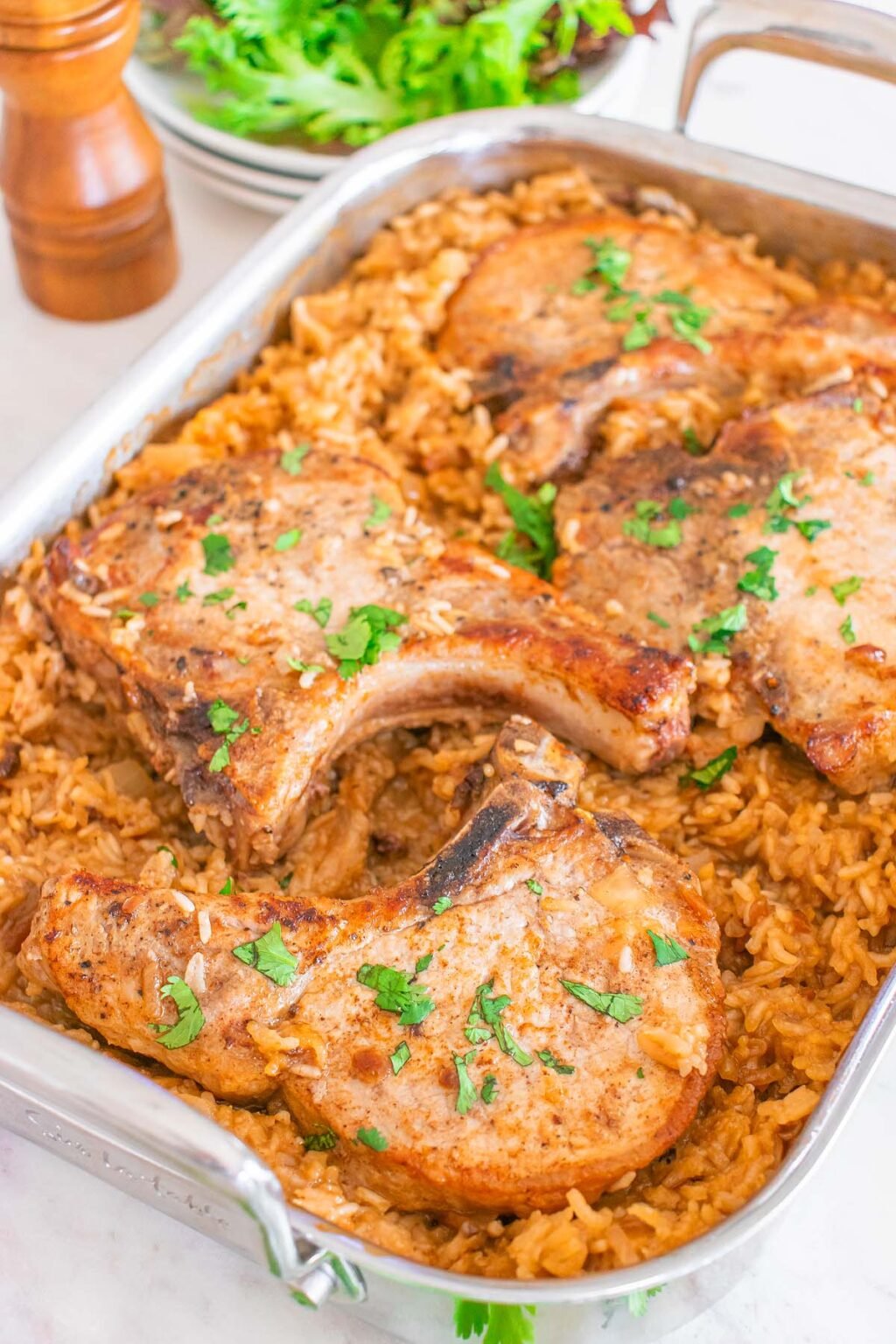 Nadine KrallS Pork Chops And Rice